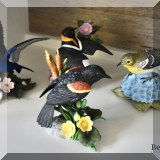 C32. Lenox bird figurines. 